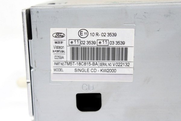 Ford Visteon SINGLE CD - KW2000 V022132